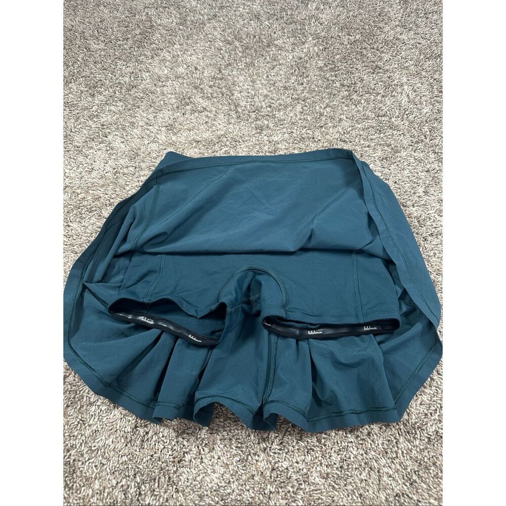 Lululemon Circuit Breaker Skirt II (Regular) 13" Submarine Teal Skort Tennis 2 - Picture 7 of 9